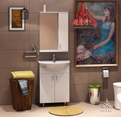 Комплект мебели для ванной Corozo Koral Ассоль 60 Белый