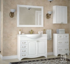 Комплект мебели для ванной Corozo Corozo Класика 105 Белый